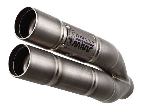 MIVV Silencer Double Gun, titan, with homologation - Suzuki