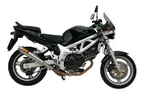 MIVV Auspuff X-Cone, Edelstahl, mit EG-ABE - Suzuki 650 SV