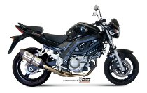 MIVV Auspuff Suono, Edelstahl/Carbon Endkappe, mit EG-ABE -