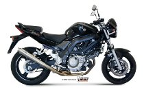 MIVV Auspuff X-Cone, Edelstahl, mit EG-ABE - Suzuki 650 SV