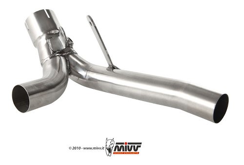 MIVV No-kat pipe, stainless steel, without homologation -