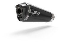 MIVV Scarico Delta Race, acciaio inox nero/coppa carbonio,