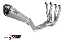 MIVV Silencer complete system Delta Race, titanium/carbon