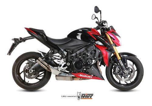 MIVV Auspuff Double Gun, Titan, mit EG-ABE - Suzuki GSX-S