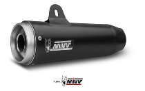 MIVV Scarico Ghibli, acciaio inox nero, con omologazione -