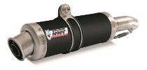 MIVV Auspuffsatz GP, Edelstahl schwarz, mit EG-ABE - Triumph