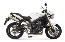 MIVV Kit Scarico GP, titanio/titanio, con omologazione -