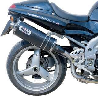 MIVV Scarico Ovale, carbonio/carbonio, con omologazione -