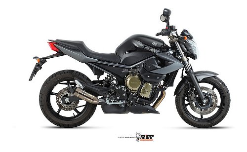 MIVV Auspuff Double Gun, Titan, mit EG-ABE - Yamaha 600 XJ6