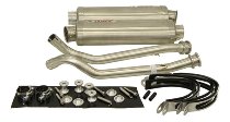 MIVV Silencer kit Oval, stainless steel, with homologation -