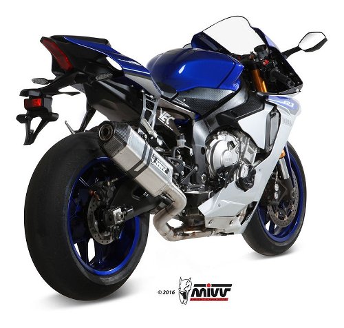 MIVV Silencer complete system Speed Edge, titanium/carbon,
