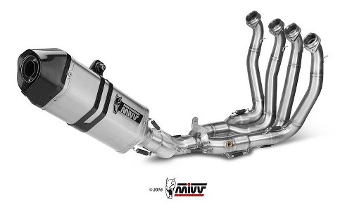 MIVV Silencer complete system Speed Edge, titanium/carbon,