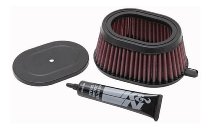 K&N air filter KA-6589 Kawasaki KLR650 87-09