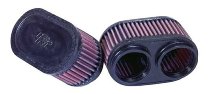 K&N Universal filter RU-2922 2-3/8`Dual Flg, GSXR, oval 2