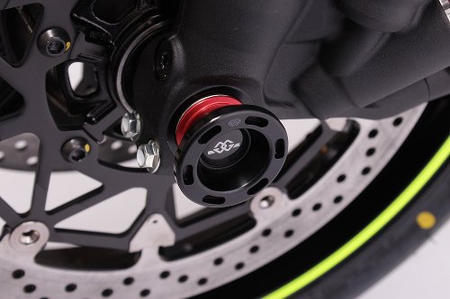 GILLES GTA Front axle protector, black - Suzuki GSX-R 1000 /