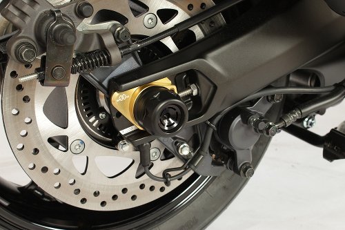 GILLES GTA Rear axle protector, black - Yamaha 530 T Max /