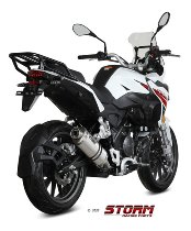 STORM Silencer, inox, oval, with homologation - Benelli TRK