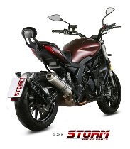 STORM Auspuff, Edelstahl, GP, mit EG-ABE - Benelli 502C