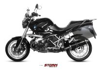 STORM Auspuff BMW R 1200 R SLIP-ON STEEL BLACK