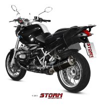 STORM Auspuff BMW R 1200 R SLIP-ON STEEL BLACK