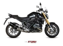 STORM Auspuff BMW R 1200 R / RS SLIP-ON STEEL BLACK