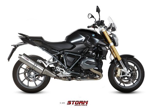 STORM Auspuff BMW R 1200 R / RS SLIP-ON INOX/ST. STEEL