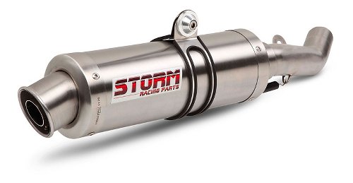 STORM Silencer inox, GP, with homologation - Ducati
