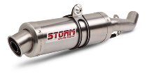 STORM Silencer inox, GP, with homologation - Ducati
