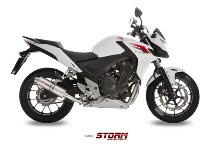 STORM Auspuff Edelstahl, GP, mit EG-ABE - Honda CB 500 F / X