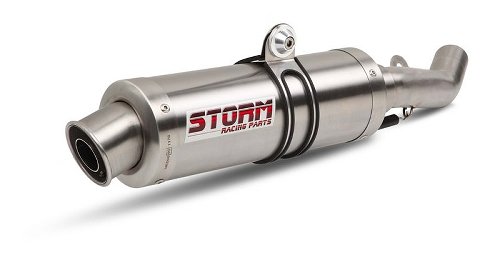 STORM Auspuff Edelstahl, GP, mit EG-ABE - Honda CB 500 F / X