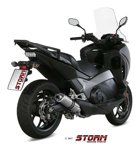 STORM Auspuff HONDA NC 750 S / X SLIP-ON INOX/ST. STEEL