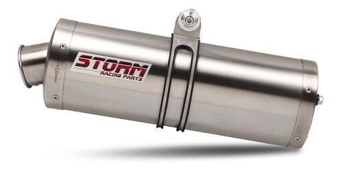 STORM Silencer, inox, oval, with homologation - Honda CBR