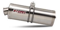 STORM Auspuff, Edelstahl, oval, mit EG-ABE - Honda CBR 900