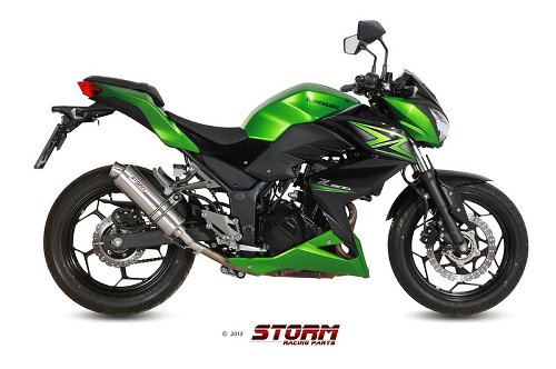 STORM Silencer, inox, GP, with homologation - Kawasaki Ninja