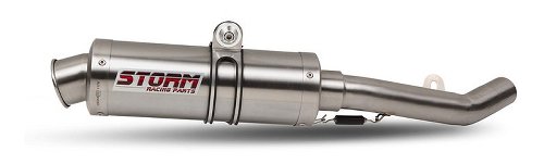 STORM Silencer, inox, GP, with homologation - Suzuki GSX-R