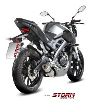 STORM Silencer, inox, GP, with homologation - Yamaha 125 MT