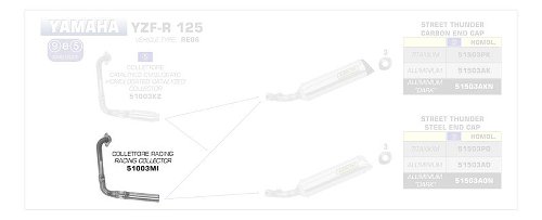 Arrow Racing collector - Yamaha YZF-R 125 2008-2013