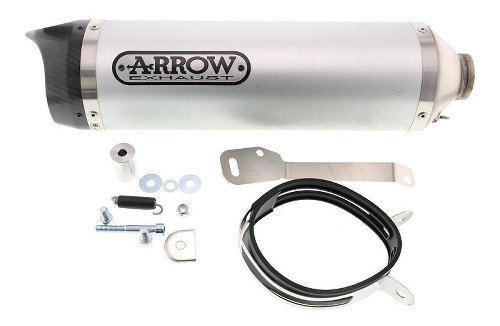 Arrow Silencer Thunder Aluminium with homologation - KTM