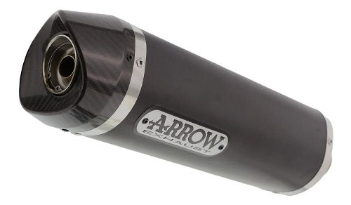 Arrow Silencer Thunder Aluminium Dark with homologation -