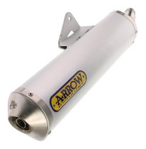 Arrow Complete exhaust kit, aluminium with homologation -