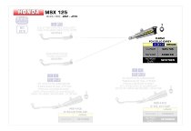 Arrow Silencer X-Kone Dark with homologation - Honda MSX /