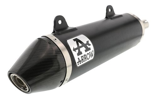 Arrow Endschalldämpfer Thunder Aluminium Dark mit EG-ABE -