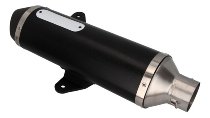 Arrow Silencer Urban Aluminium Dark with homologation -