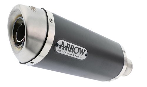 Arrow Endschalldämpfer Thunder Aluminium Dark mit EG-ABE -