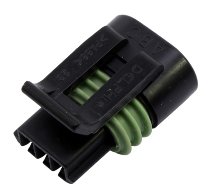 Marelli Plug housing male, 3-pin, small with gaskets