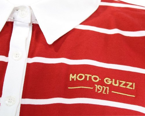 Moto Guzzi Poloshirt 3/4 sleeveless, women, red , size: L