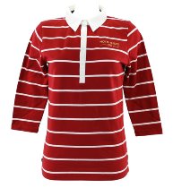 Moto Guzzi Poloshirt 3/4 sleeveless, women, red , size: L