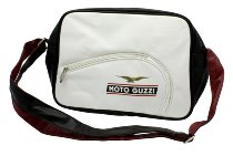 Moto Guzzi Shoulder bag sport 15 ´tank´ white, 35x25x11 cm