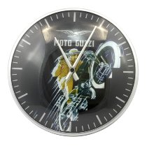 Moto Guzzi Wall clock nero corsa NML