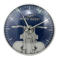 Moto Guzzi Wall clock blue NML